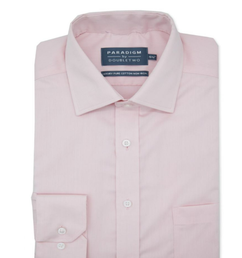 D2 Paradigm Classic Long Sleeve Shirt Pink SLS8510/P -2